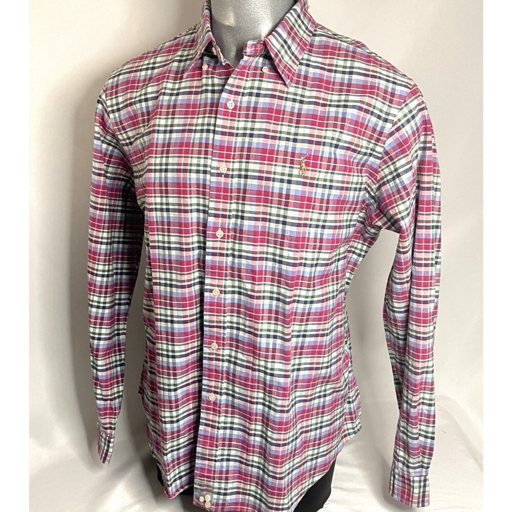 Polo Ralph Lauren Mens 2X Plaid Button Down Shirt Unworn Cotton Dress Casual